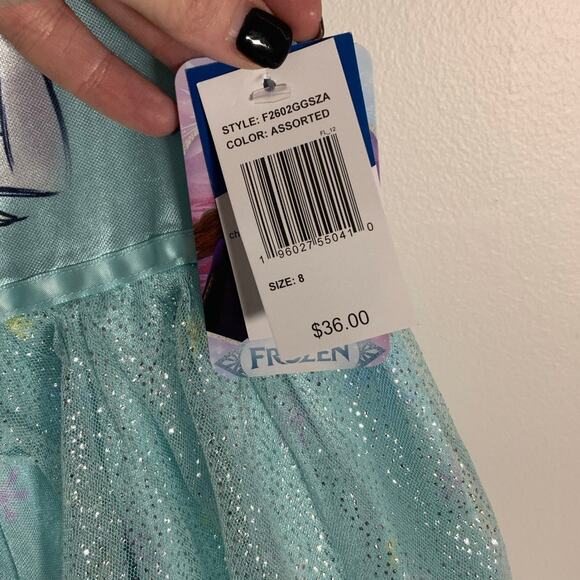 Disney Elsa Gown NWT size 8 - Picture 3 of 4